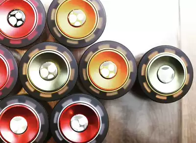 Taiwan color plus brompton small cloth aluminum alloy easy wheel