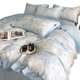 Летний шелковый комплект, простыня, пододеяльник, шелковистая шелковая кровать, 4 предмета, изысканный стиль, постельные принадлежности