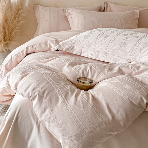 Хлопковый комплект, пододеяльник, 4 предмета, легкий роскошный стиль, изысканный стиль, 3 предмета
