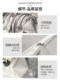Light luxury high-end long velvet cotton pure cotton bed four-piece set 100 all-cotton men's simple solid color quilt cover bed sheet high-end