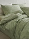 Jacquard Three-Layer Yarn Pure Cotton Four-Piece Bedding Set, 100% Cotton, High-End Bedding, Luxurious Feel, Duvet Cover, Bed Sheet, Fitted Sheet Style 4