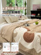 Class a Summer Quilt with Patch Embroidery, Cooling Ice-Silk Summer Quilt, Air-Conditioned Quilt for Single and Double Beds, Suitable for Student Dormitories, Machine Washable in Summer