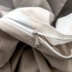 Nordic bông 100% cotton giường gia đình lanh chăn bốn giường ký túc xá ba mảnh được trang bị tấm - Bộ đồ giường bốn mảnh