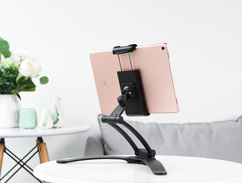 ROCK Apple ipad Tablet Máy tính để bàn Đa chức năng Lazy Base Clip Mini Điện thoại di động Hỗ trợ trực tiếp Xem phim Chase Metal Wall Sticker Wall - Phụ kiện máy tính bảng bao da ipad mini 4