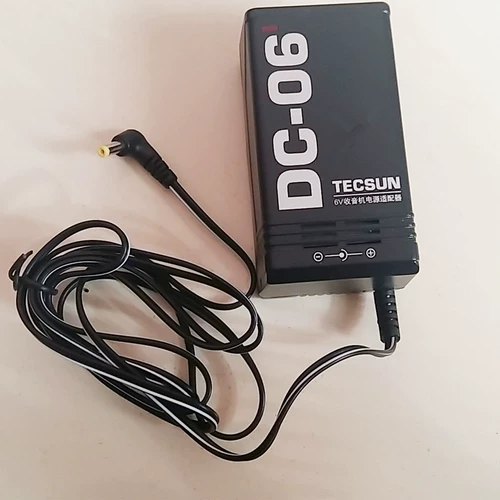 Оригинальный адаптер питания TECSUN Desheng DC-06, специальное зарядное устройство R-9700DX, PL600, PL660.PL680 PL-450, оригинальный трансформатор Desheng 6 В 300 мА