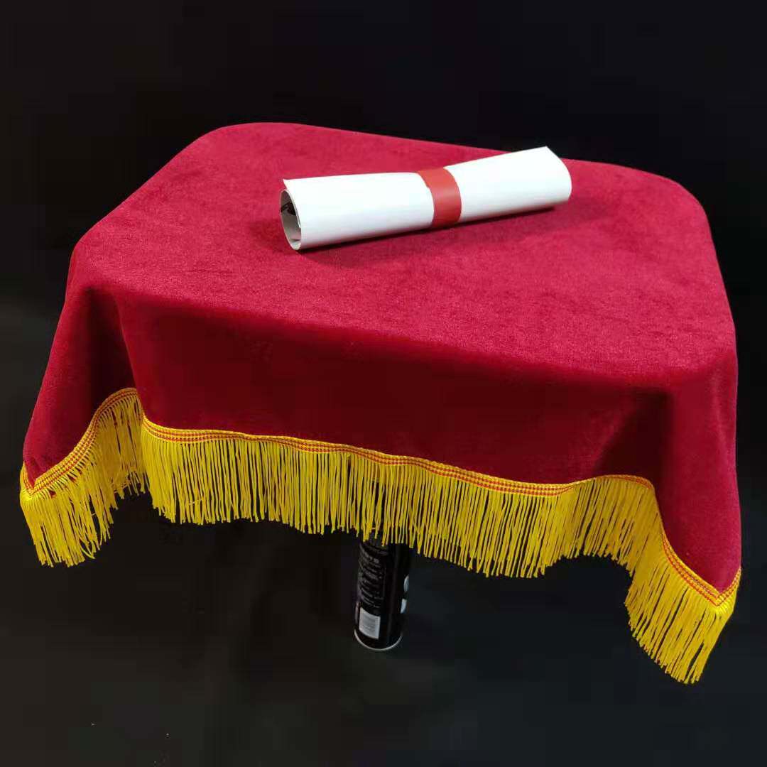 Special Price Awards Gift Instruments set for opening presents Gift Instrument Cut of the Ribbon Red Cloth set of upscale red velvety cloth