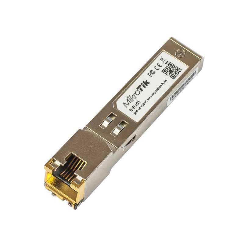 Mikrotik S-RJ01 one thousand trillion Light-to-electric module SFP turn RJ45 10100 1000M light transelectricity
