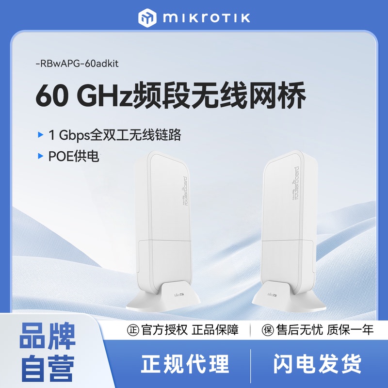 Mikrotik Rbwapg-60Adkit Wireless Wire 6g Band Gigabit Wireless Bridge