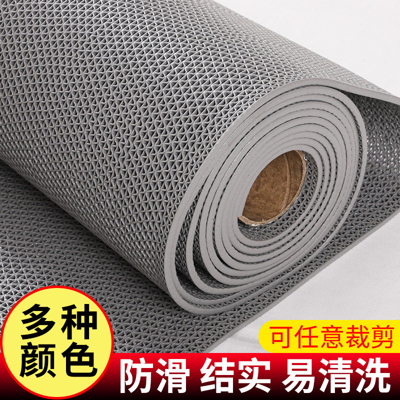 Non-slip mat bathroom thick pvc plastic carpet waterproof toilet toilet kitchen foot mat outdoor non-slip floor mat