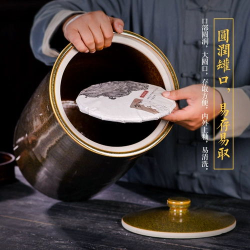 Jingdezhen Ceramics Ceamics Teamed Cay Cay Jar