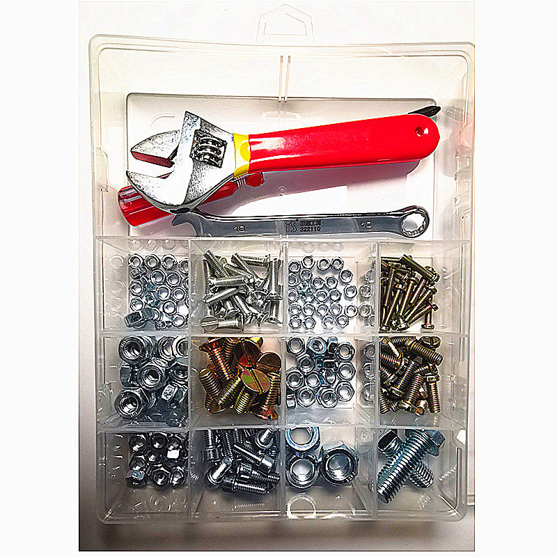 Creative DIY corrugated cave screw nut operation materials set for young children exercise small muscle matching class