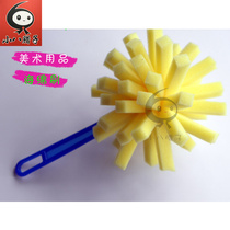 Childrens art painting tools love print sponge brush knock print play paint sponge mop toddler graffiti painting tools