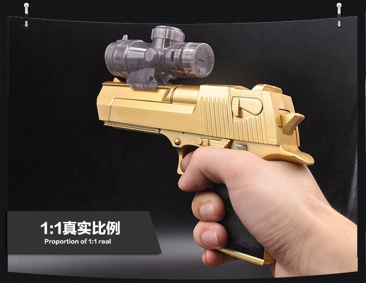 Đồ Chơi trẻ em Của Nhãn Hiệu Guns Nước Trai Desert Eagle Tay Bắn Tỉa Có Thể Khởi Động Pha Lê Mềm Đạn Water Drop Trứng súng phun nước tưới cây