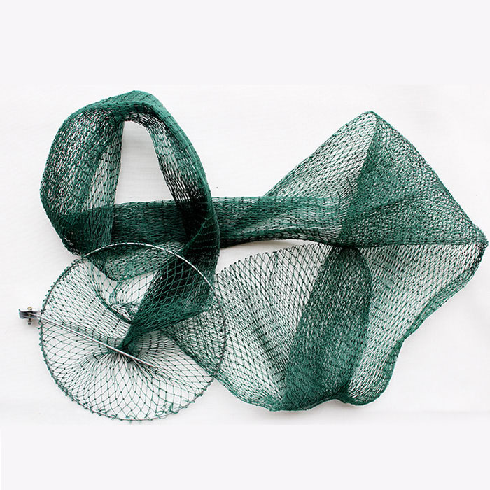 Fishing gear ground plug net nylon bag net bag simple fish protection fishing net fishnet fishing supplies folding net bag