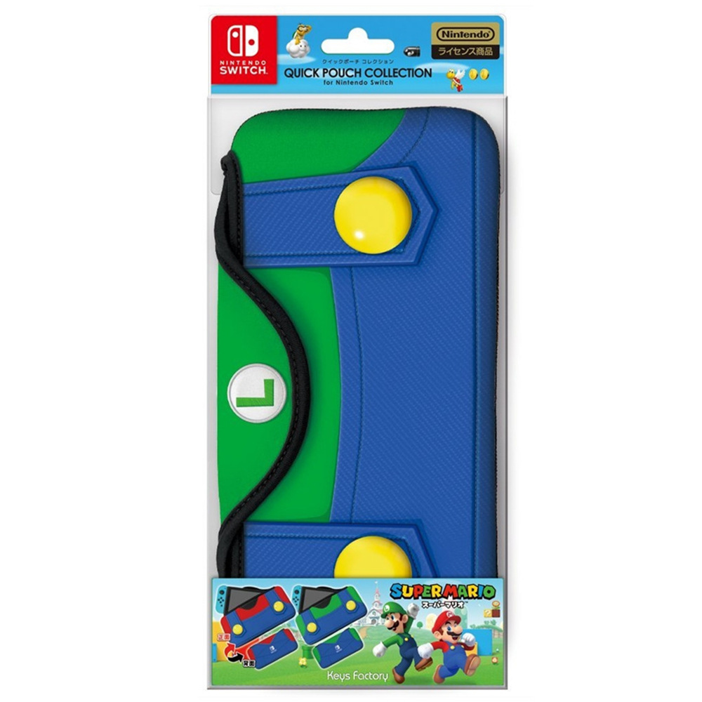 Túi lưu trữ Nintendo Switch Hosting Túi bảo vệ mềm Mario Luigi Theme - PS kết hợp cáp sạc nam châm
