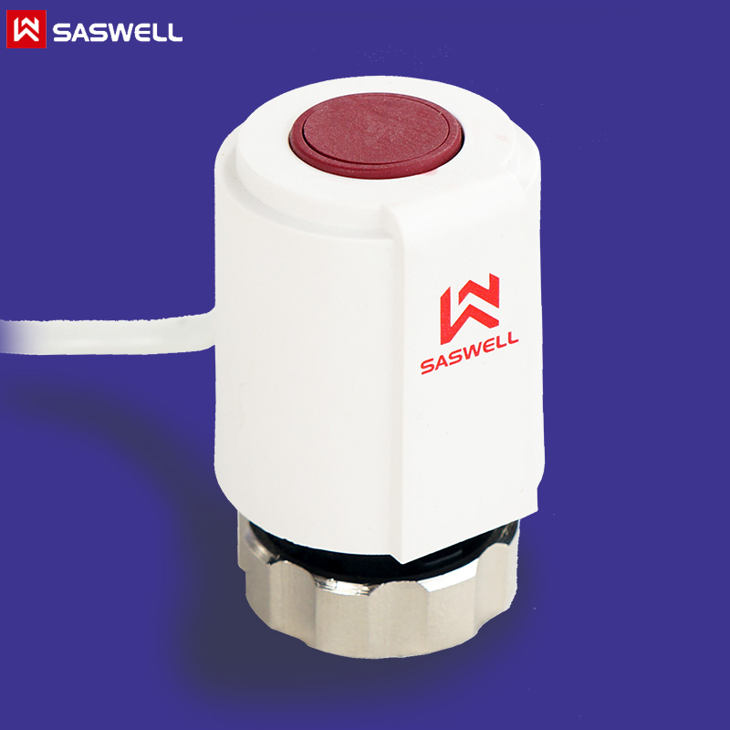 SASWELL Electric Actuator Electric Valve Water Heating Solenoid Valve Water Distributor Automatic Temperature Control In The Chamber