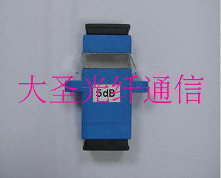 Telecom grade large square head SC fixed light attenuation 5dB 10dBSC flange light attenuation SC attenuator coupler