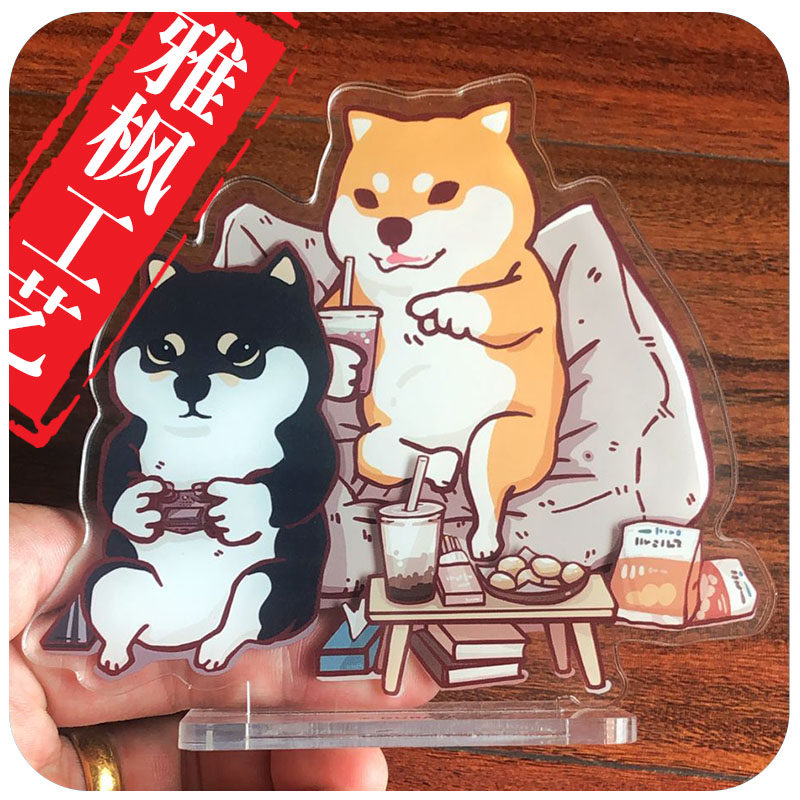 Manufacturers custom-made acrylic 3D three-dimensional cartoon cartoon characters standing star surrounding characters stereo seat