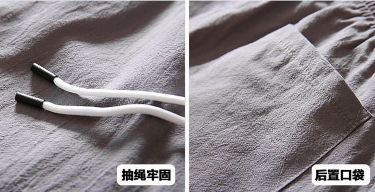 Quần short cotton thể thao nam hè Hàn Quốc quần cotton giản dị năm quần lỏng quần đi biển quần đùi nam