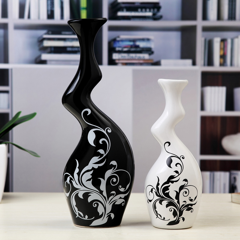 I and contracted vases, flower receptacle sitting room creative TV ark, home decoration ceramic handicraft furnishing articles