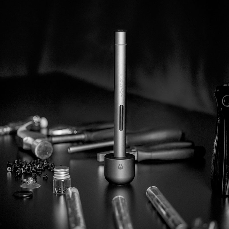 WOWSTICK 1F+ Refined Mini Electric Screwdriver Charging Type Small Portable Home Removal Repair Tool Mobile Phone Notebook Straight Handle Magnetic Screwdriver Combination Set Cross Plum Blossom