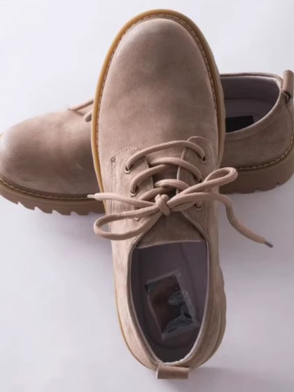 撤柜尾货马丁靴男秋季高帮工装靴子英伦风男士厚底防水猪八革皮鞋