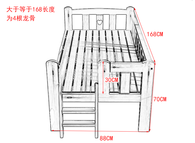 Trẻ em bằng gỗ rắn giường với hộ lan tôn sóng cậu bé và cô gái nôi có thể được tùy chỉnh giường cũi giường đơn thông loại chính tả giường