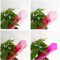 Colored glass film Window sticker Sun protection and heat insulation Colorful decorative film Kindergarten handmade props Laser window paper