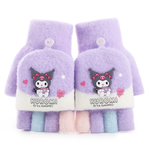 Sanrio, детские демисезонные удерживающие тепло перчатки