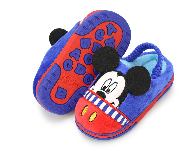 Pantoufles enfants en suède DISNEY pour hiver - semelle autre - Ref 986851 Image 14