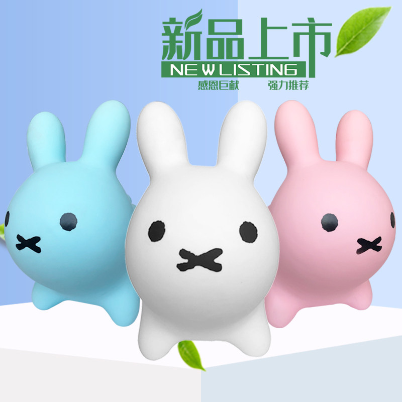 Children Toy Outdoor Jumping Horse White Soft Rubber Inflatable Bunny Baby Boy Rubber Horse Easy Clear Kid Can Sit