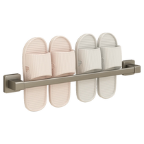 Youqin bathroom slipper rack without punching bathroom shoe storage rack toilet wall-mounted door behind drain rack
