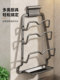 Wall-Mounted Pot Lid Rack, No-Drill Kitchen Storage Rack, Stainless Steel Household Storage, Cutting Board Holder, Chopping Board Shelf
