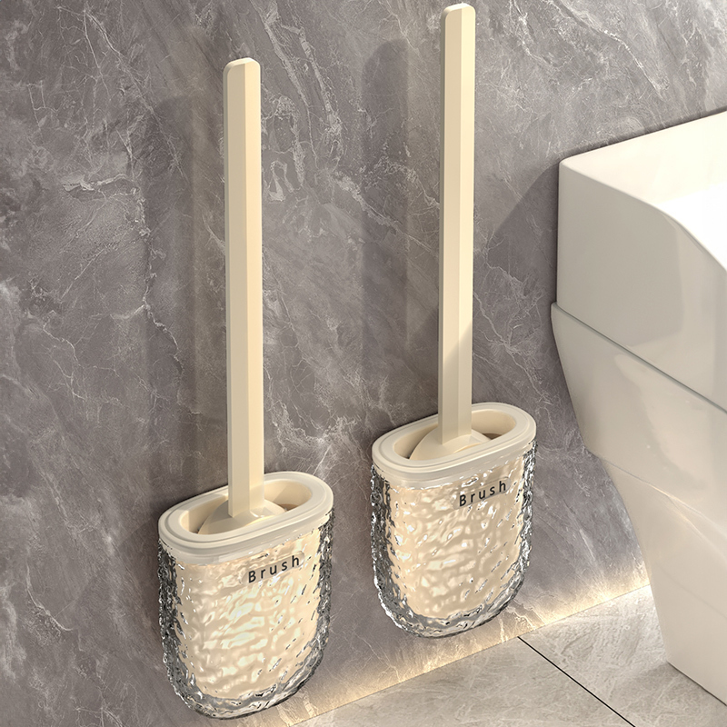 Youqin Toilet Brush for Home Bathroom 2026 New Model Wall-Mounted Cleaning Tool for Toilet, No Dead Angle Silicone Cleaning Brush