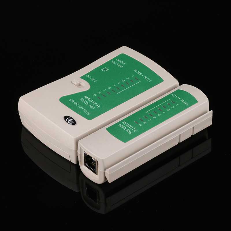 RJ45 network equipment RJ11 dual-purpose network cable network cable tester detector crystal head on-off line tester