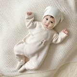 Детское осеннее термобелье, детский бандаж пупочный для новорожденных, удерживающее тепло стеганое боди