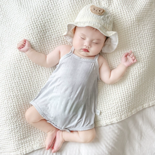 Детское летнее боди подходит для мужчин и женщин для девочек, тонкая летняя одежда для раннего возраста, эффект подтяжки