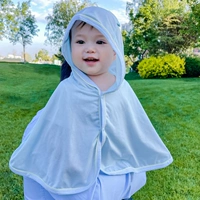 Синий плащ, одежда для защиты от солнца