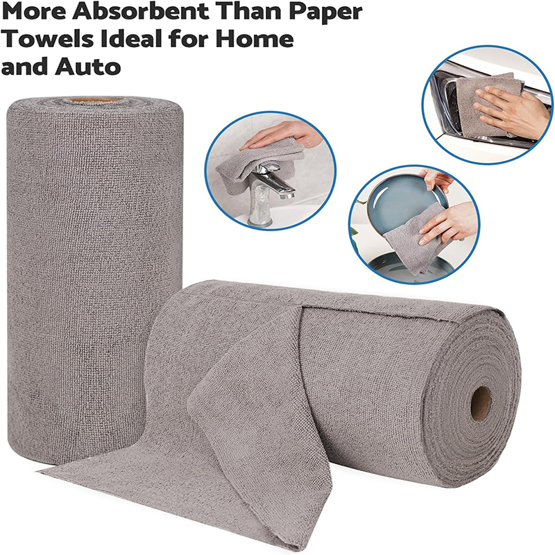 Household Dishwashing Cloth, Thickened Cleaning Towel, Cleaning Supplies, Kitchen Paper, Microfiber Lazy Rag, Absorbent