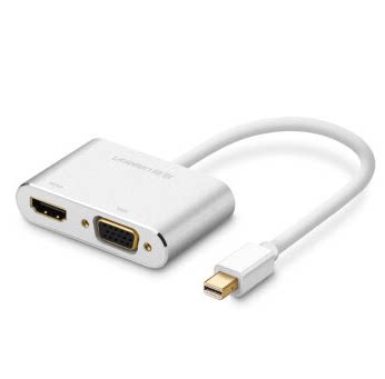 Green Union (UGREEN) Mini DP turned HDMI VGA two-in-one Apple 4K converter high-definition adapter