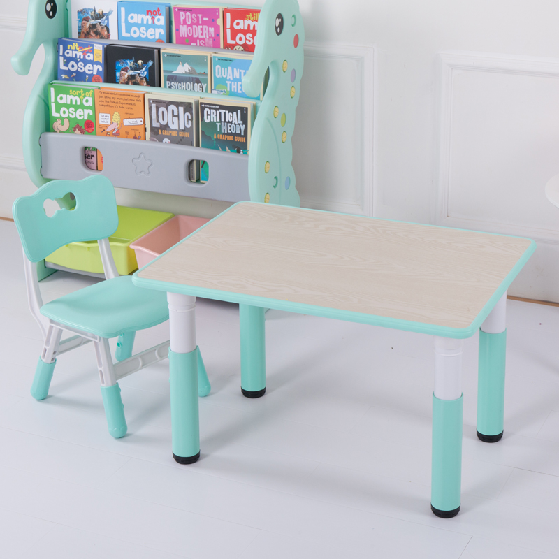 Children's table and chair set learning table and chair baby set game writing toy plastic household kindergarten table