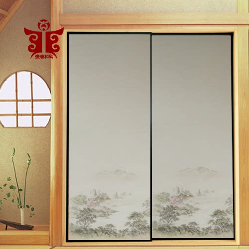Sheng Tang and Room Japan-ROK Room Cabinet Door with Fuji Mauro Paper Tatami Cabinet Door Buge-style Fushi Mammon Paper 6 Department