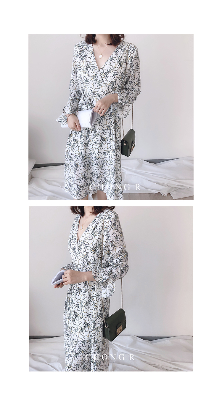 Yêu quý tự chế 2019 xuân mới đầm đầm nữ dài xòe xào thịt gà - Sản phẩm HOT váy dự tiệc cưới