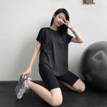 annerun tight sports shorts women anti-light speed dry running fitness 50% pants high waist honey peach yoga pants