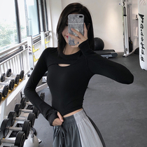 annerun Sexy Nouvel Sports Top Women Long Sleeve High Waist Fitness Suit Quick Dry T-shirt Running Training Yoga Clothing