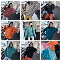annerun round neck sports sweater women loose fitness clothes top Net red yoga clothing long sleeve running shirt autumn