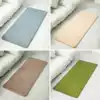 Solid color carpet doormat Door mat Bedroom kitchen powder room Bathroom door non-slip floor mat Foot mat