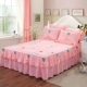 Các bụi che bảo vệ khách sạn bông một mảnh ba mảnh khăn trải giường cotton bedspread giường váy dày 1,5 m 1,8 - Váy Petti