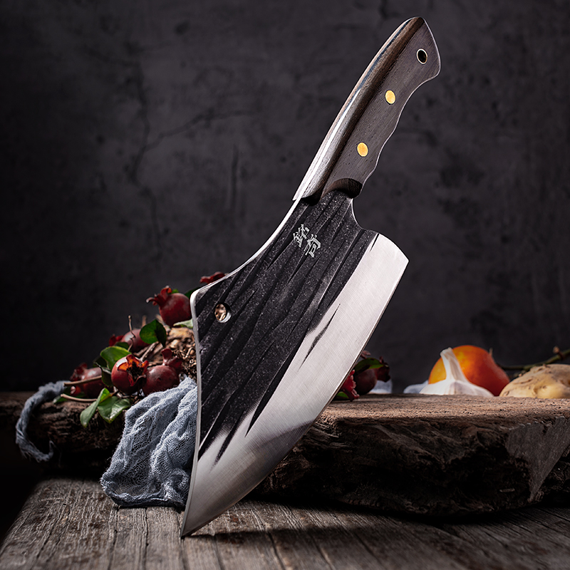 Decapitation Dual-use Slaughter for domestic forge of small vegetable knife chopped chicken chopped meat slices Longquan stainless manganese steel sharp ultra-fast knife-Taobao