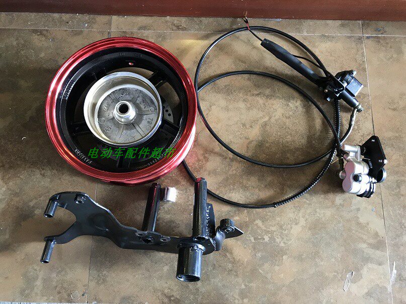 BWS Land Rover 150 Qiaogui Fire Xun Eagle Yu Diamond collar GY6125 pedal locomotive retrofitted with rear disc brakes